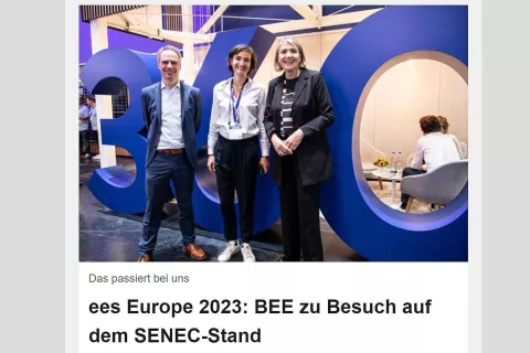 Beispielbild für eine Unternehmensnews innerhalb eines Unternehmens-Newsletters.